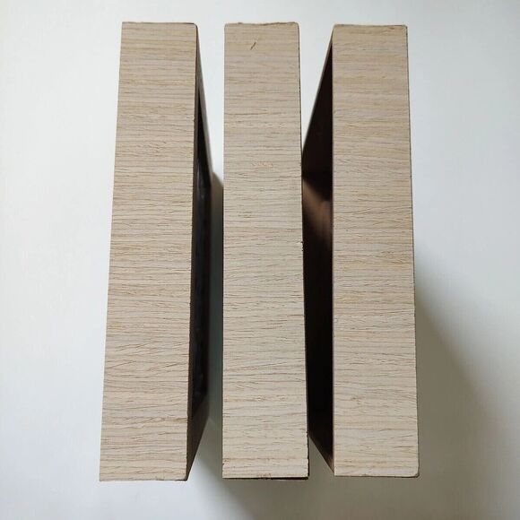 Lot of 3 Modern Cottage Decorative & Framed Ceiling Tile Plaque Wall Decor - Picture 8 of 11